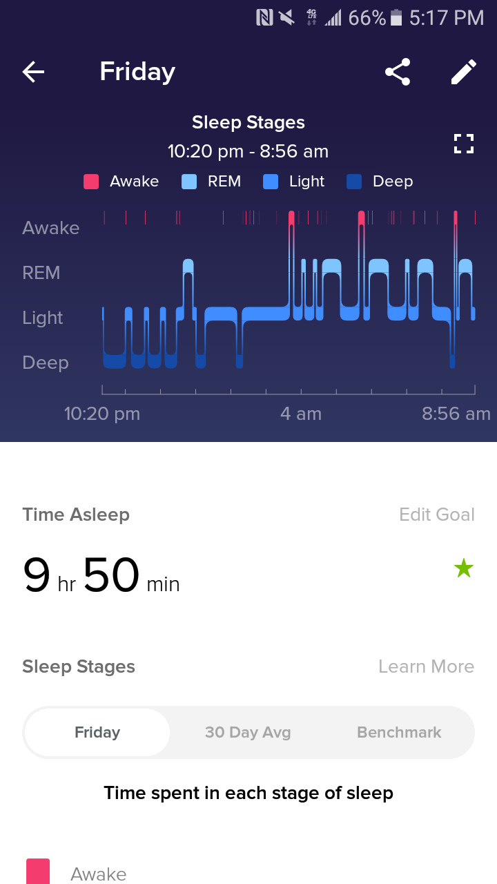 sleep
          tracking screen